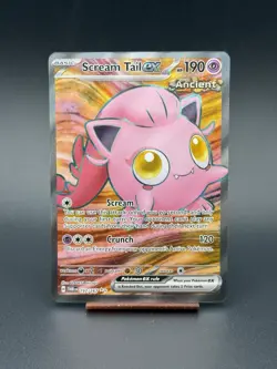 Pokemon TCG Scream Tail EX Twilight Masquerade Ultra Rare Card 197/167 - Image 1
