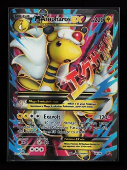 M Ampharos EX (88 Full Art) 88/98 Ultra Rare XY - Ancient Origins Pokemon Card - Image 1
