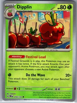 Dipplin (Master Ball) 010/131 SV: Prismatic Evolutions - Pokemon Card - NM - Image 1