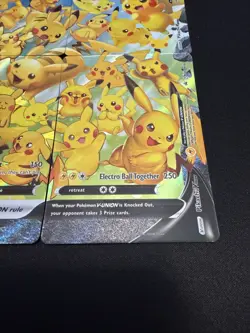 Pikachu v Union Holo Complete Set of 4 Cards NM Condition - Image 4
