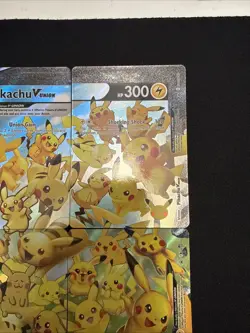 Pikachu v Union Holo Complete Set of 4 Cards NM Condition - Image 5