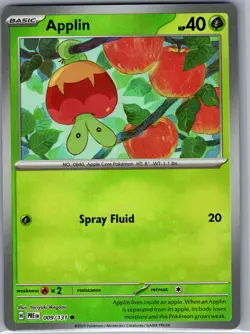 Applin (Master Ball) 009/131 SV: Prismatic Evolutions - Pokemon Card - NM - Image 1