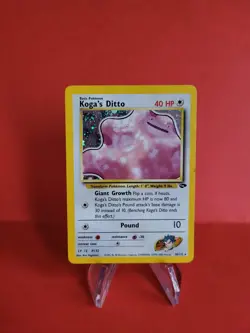 Pokemon Karte/card - Koga's Ditto 10/132 Gym Challenge Holo - Excellent - Image 1