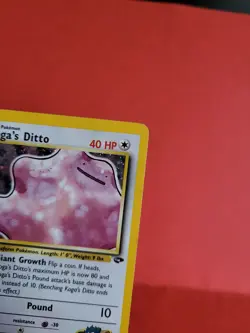 Pokemon Karte/card - Koga's Ditto 10/132 Gym Challenge Holo - Excellent - Image 4