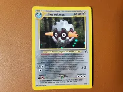 Forretress 2/75 Neo Discovery Rare Holo Pokemon Card LP WoTC - Image 1