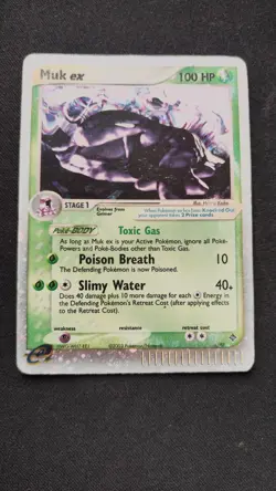 Muk EX #96/97 - Pokemon TCG - 2003 EX Dragon - Holo Ultra Rare Card English HP - Image 3