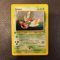 Yanma 17/75 1st Edition Neo Discovery Holo TCG Pokemon Card - Image 1