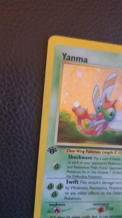 Yanma 17/75 1st Edition Neo Discovery Holo TCG Pokemon Card - Image 2