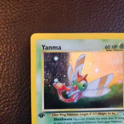 Yanma 17/75 1st Edition Neo Discovery Holo TCG Pokemon Card - Image 3