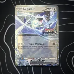 Lugia ex 082/131 Prismatic Evolutions Stamped Promo Holo Pokemon TCG Card - Image 1