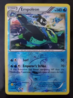 Empoleon 35/113 Reverse Holo Rare Pokemon TCG Card BW Legendary Treasures LP-NM - Image 1