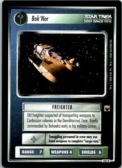 Star Trek The Trouble With Tribbles CCG Uncommon Card #101U Bok'Nor - Image 1