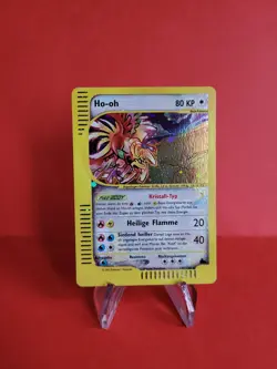 Pokemon Karte/card Ho-oh 149/144 Holo Skyridge Crystal Secret Rare DE Near Mint+ - Image 1