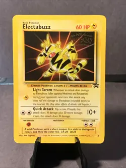 Pokemon TCG Electabuzz #2 Warner Bros Movie Black Star Promo Cards LP - Image 1