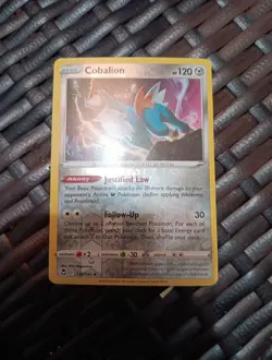 Pokemon TCG Cobalion-EX Silver 126/195 Holo Ultra Rare Pokemon Card NM NM Mint - Image 1