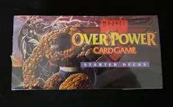 SEALED NEW 1995 Fleer MARVEL OVERPOWER 12 Starter Decks Trading Card Game (TCG) - Image 2
