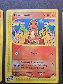 Pokemon Expedition Base Set Card Lot Charmander 97,98/165 Charmeleon 73/165 NM - Image 3