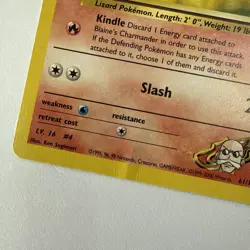 Pokemon Card Blaine's Charmander 61/132 Gym Heroes TCG - Image 2