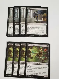 4x Pilfering Imp & 4x Kraul Swarm Guilds Of Ravnica Mtg Card Magic the Gatherin - Image 1
