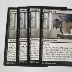 4x Pilfering Imp & 4x Kraul Swarm Guilds Of Ravnica Mtg Card Magic the Gatherin - Image 2