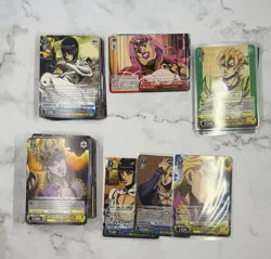 JoJo's Bizarre Adventure Golden Wind Weiss Schwarz Card Lot English Mix Rarity - Image 1