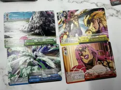 JoJo's Bizarre Adventure Golden Wind Weiss Schwarz Card Lot English Mix Rarity - Image 4