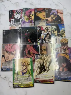 JoJo's Bizarre Adventure Golden Wind Weiss Schwarz Card Lot English Mix Rarity - Image 5