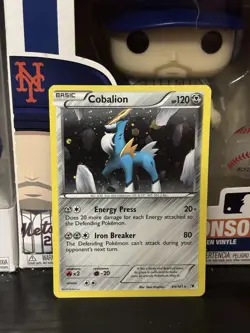 Pokemon TCG Noble Victories - Cobalion #84/101 - Rare Cosmos Holo Card - Image 1