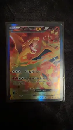 Pokemon TCG Charizard EX XY121 Black Star Promo Full Art Holo Card 2016 - Image 1
