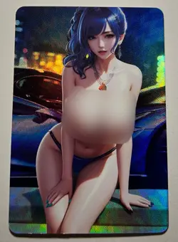 SEXY HEROINE WAIFU St. Louis AZUR LANE ACG PREMIUM HOLOFOIL CARD NM - Image 1