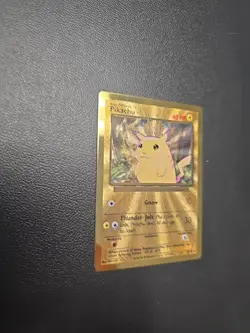 Pokemon TCG Pikachu Gold Metal Holo Card Celebrations Promo 058/102 - Image 1