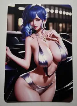 SEXY HEROINE WAIFU St. Louis AZUR LANE ACG PREMIUM HOLOFOIL CARD NM - Image 2