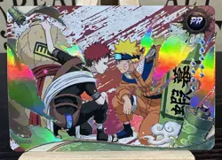 Naruto Uzumaki & Gaara NR-PR-060 Naruto Kayou Tier 4 Wave 7 Promo Card NM - Image 1