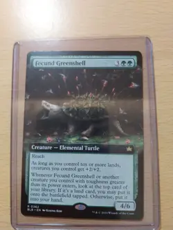 Fecund Greenshell Borderless Rare, Bloomburrow #362, MTG Magic The Gathering - Image 1
