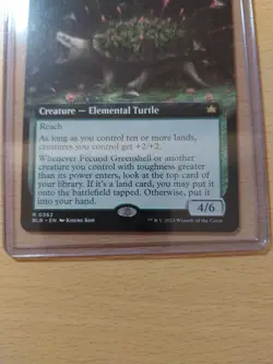 Fecund Greenshell Borderless Rare, Bloomburrow #362, MTG Magic The Gathering - Image 2