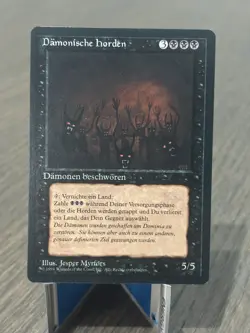 MTG Demonic Hordes German Foreign Black Border Revised 1994 - Image 1