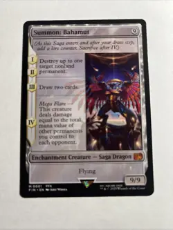 Summon: Bahamut - FINAL FANTASY MTG Plus Bonus Rare!!! - Image 1