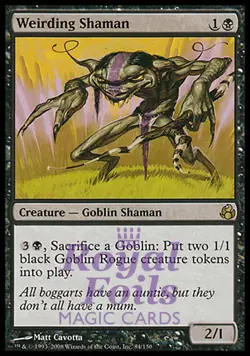 Weirding Shaman 1x FOIL MTG Morningtide MOR Rare MINT black - Image 1