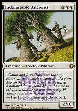 Indomitable Ancients 1x FOIL MTG Morningtide MOR Rare MINT white - Image 1