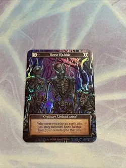 Sorcery Contested Realm - Beta - BONE RABBLE - Foil Promo Store Kit - NM - Image 1