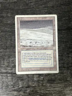 MTG 1x Tundra x1 Damaged Revised Edition - Image 1