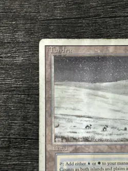 MTG 1x Tundra x1 Damaged Revised Edition - Image 2