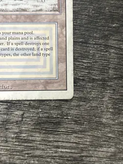 MTG 1x Tundra x1 Damaged Revised Edition - Image 4