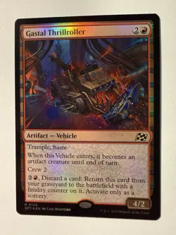 x1 Gastal Thrillroller - Foil R MTG Aetherdrift M/NM, English - Image 1