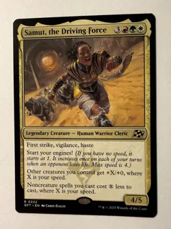 x1 Samut, the Driving Force R MTG Aetherdrift M/NM, English - Image 1