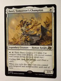 x1 Basri, Tomorrow's Champion R MTG Aetherdrift M/NM, English - Image 1