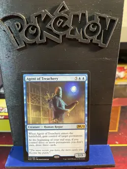 MTG Agent Of Treachery Rare 043/280 Core2020 Lightly Played - Image 1
