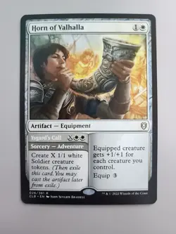 MTG Horn of Valhalla/Ysgard's Call Comm Legends:Baldur's Gate 26/361 Reg Rare - Image 1