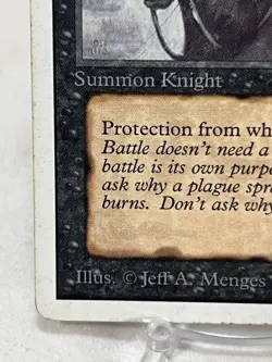 Black Knight - Unlimited Edition ~MP~ Magic The Gathering MTG - Image 5