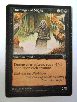 MTG Harbringer of Night Mirage Heavy Play!! - Image 1